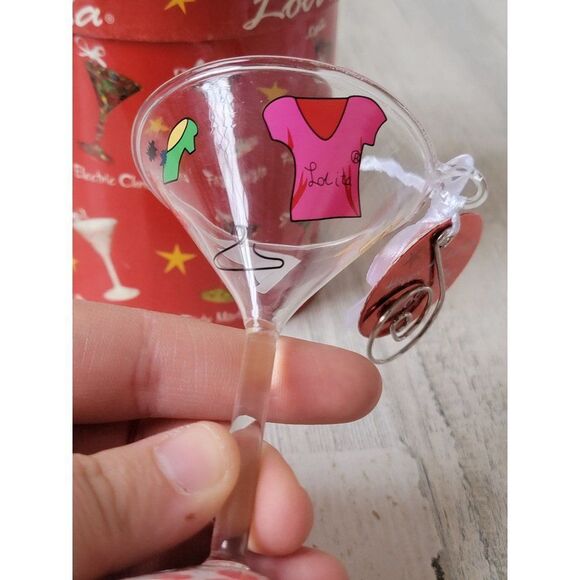 Lolita mini Martini fashionista glass ornament Xmas decor‎ - Picture 3 of 7